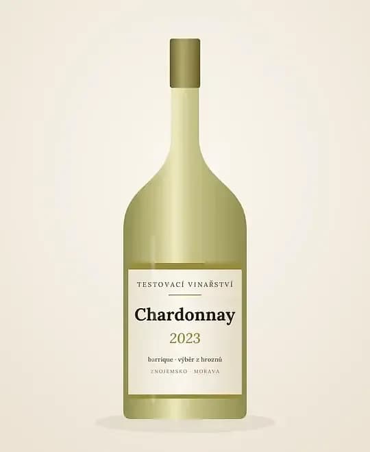 Chardonnay barrique 2023, výběr z hroznů – obrázek 2