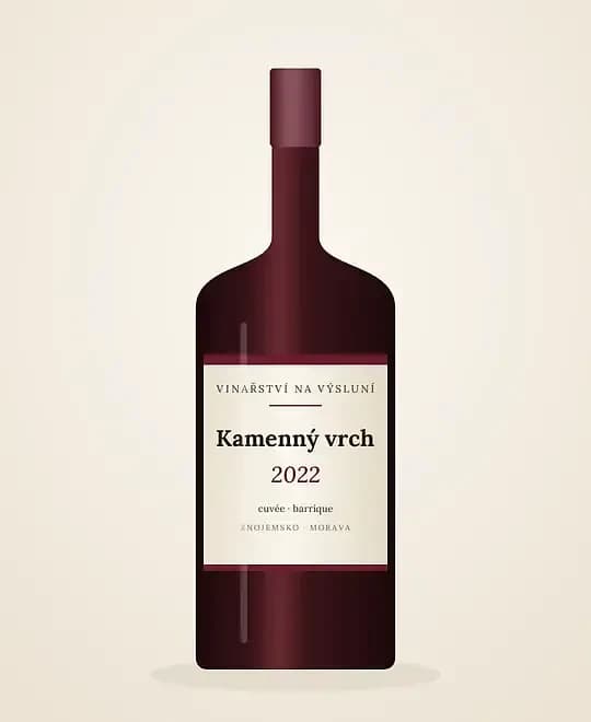 Kamenný vrch cuvée 2022, barrique – obrázek 3