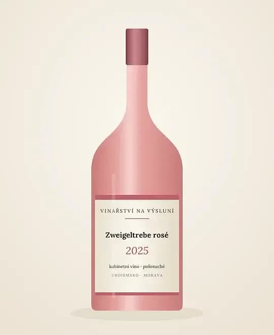 Zweigeltrebe rosé 2025, kabinetní víno
